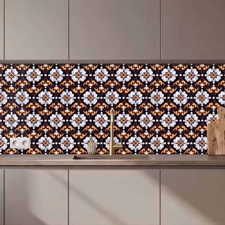 traditioneel - Element - Kleurrijk keuken achterwand 2 middel 871 zz_3dshopping
