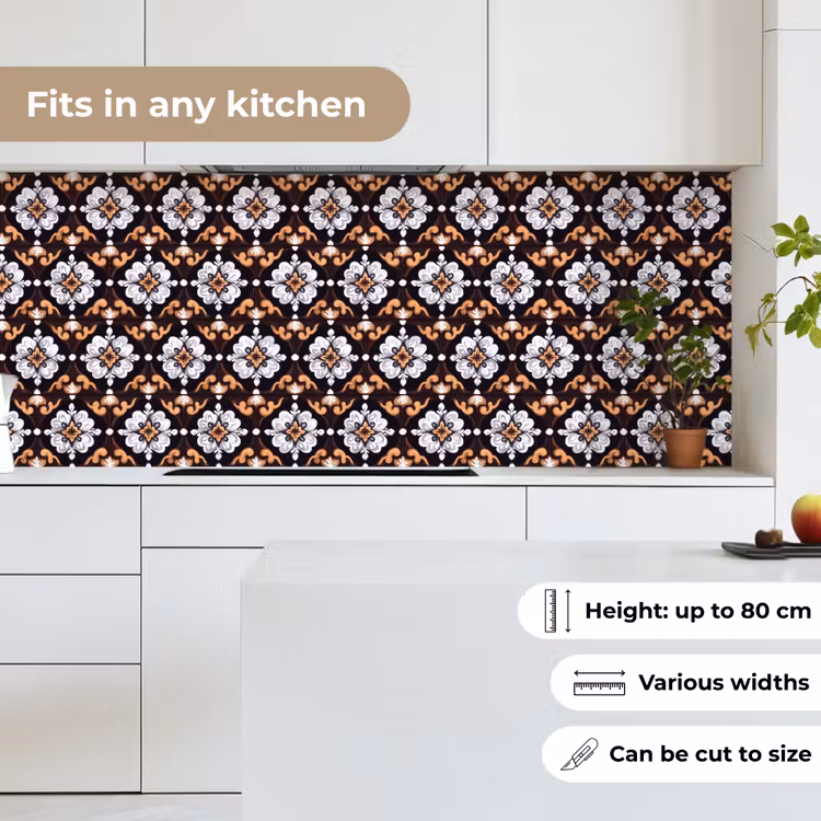 traditioneel - Element - Kleurrijk keuken achterwand 2 middel 871 -sfeer4_UK