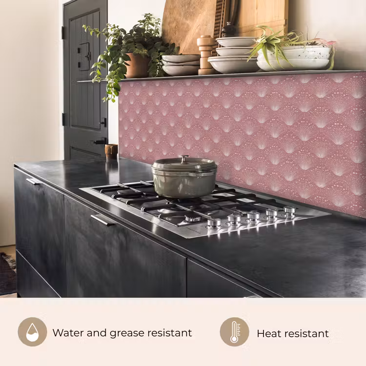 Trendy - Patroon - Roze keuken achterwand 2 groot 857 -usp_EN
