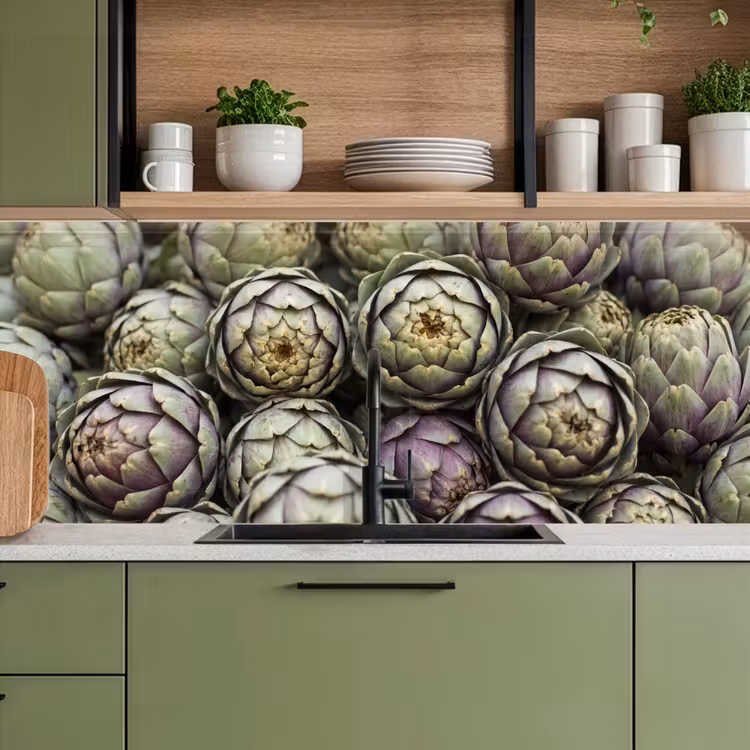 Kitchen Wall Splashback - Vegetables - Fresh - Food - Groenten - Vers - Eten keuken achterwand 2 middel