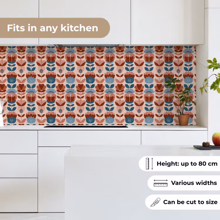 Vintage - Motief - Kleurrijk keuken achterwand 2 middel 871 -sfeer4_UK