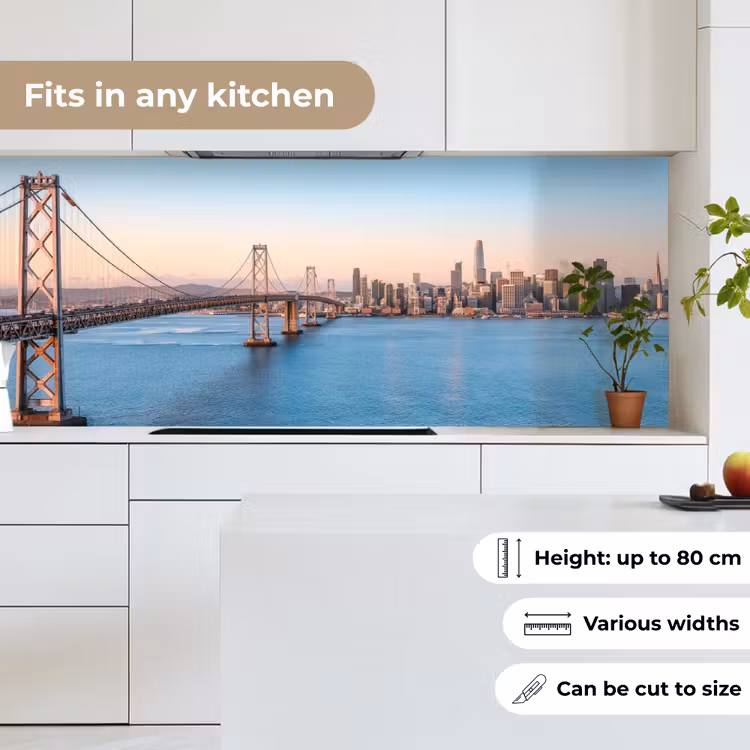 Water - Brug - Skyline - Modern keuken achterwand 2 middel -sfeer4_UK