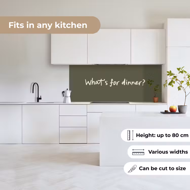 Whats for dinner? keuken achterwand 2 middel -sfeer4_UK
