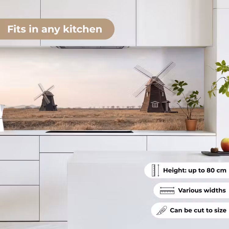 Windmolens - Landschap - Veld keuken achterwand 2 middel -sfeer4_UK