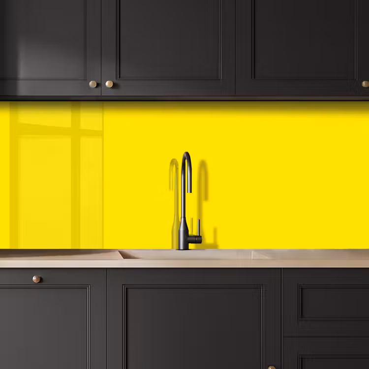 Geel - Citroen - Neon - Kleuren keuken achterwand 2 middel 871 -sfeer1
