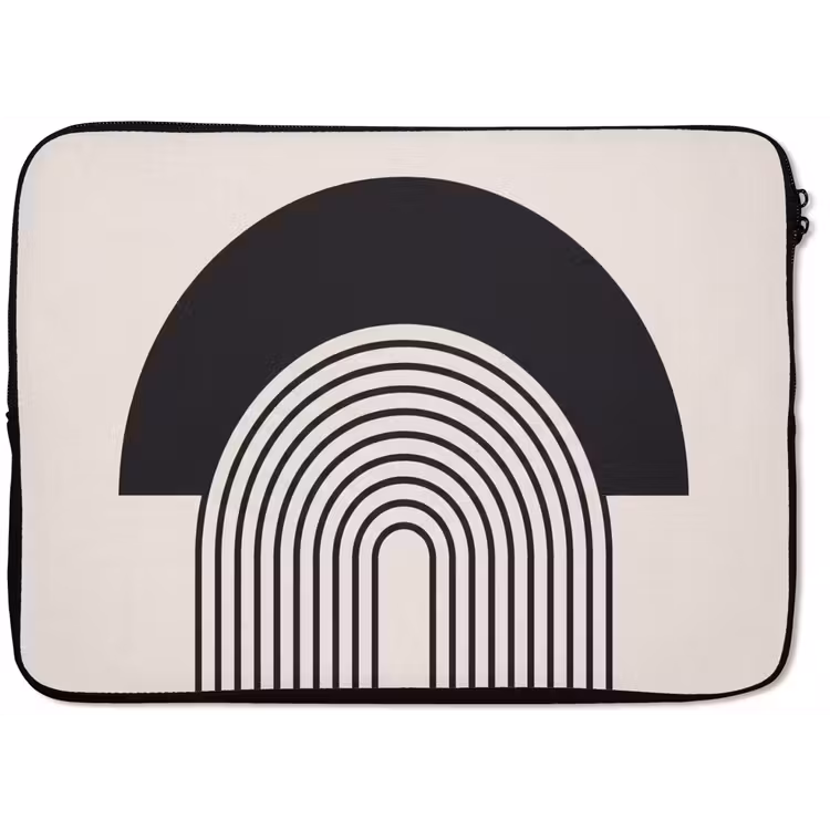 Laptop Sleeve - Abstract - Arch - Modern - Abstract - Boog - Modern laptophoes neopreen klein