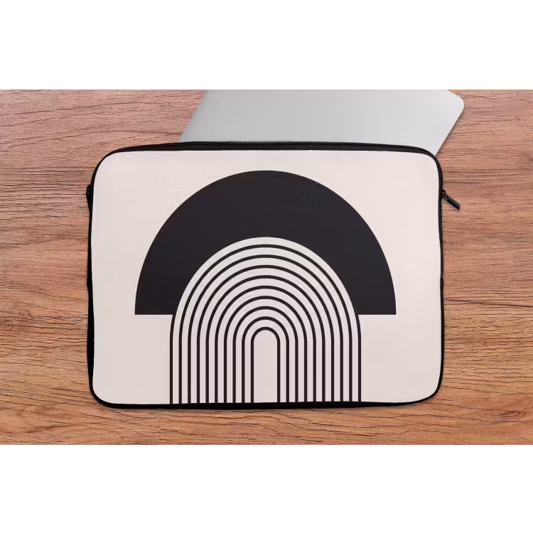 Laptop Sleeve - Abstract - Arch - Modern - Abstract - Boog - Modern laptophoes neopreen klein