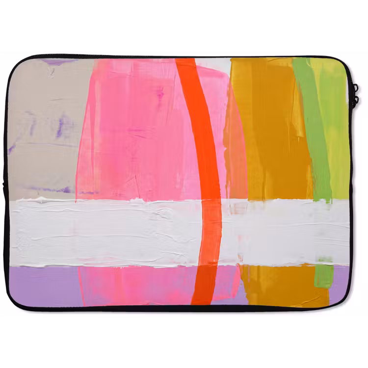 Abstract - Kleurrijk - Vormen - Modern - Kunst laptophoes neopreen klein -zkaufland3dotto