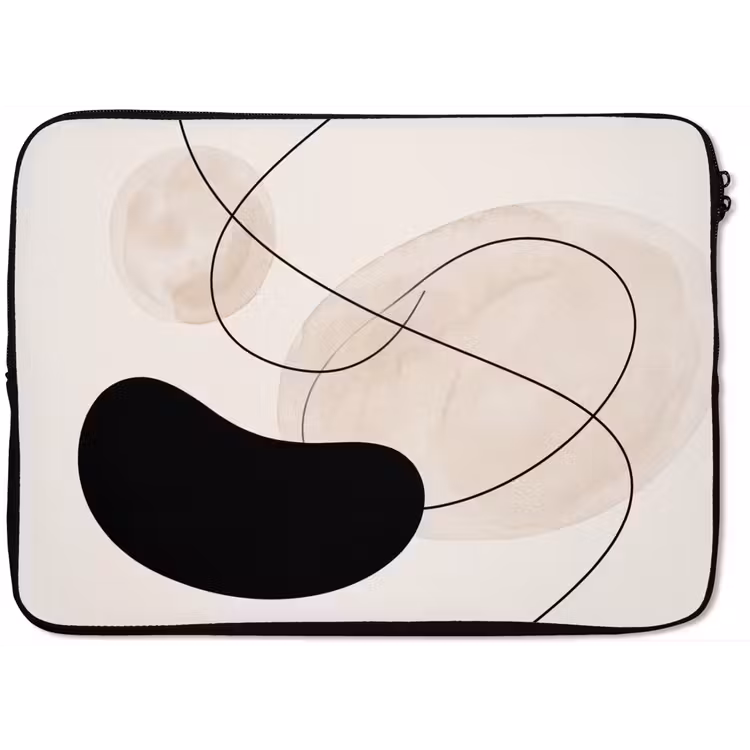 Laptop Sleeve - Abstract - Forms - Art - Abstract - Vormen - Kunst laptophoes neopreen klein