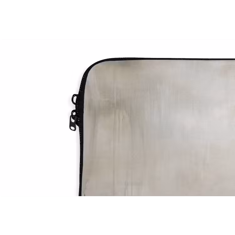 Abstract - Landschap - Natuur - Beige - Bruin laptophoes neopreen klein -detail