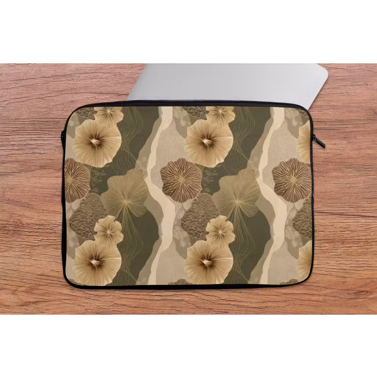 Abstract - Modern - Groen laptophoes neopreen klein 279 -tafel