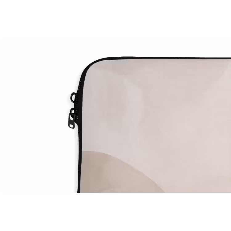 Laptop Sleeve - Abstraction - Beige - Modern - Abstractie - Beige - Modern laptophoes neopreen klein