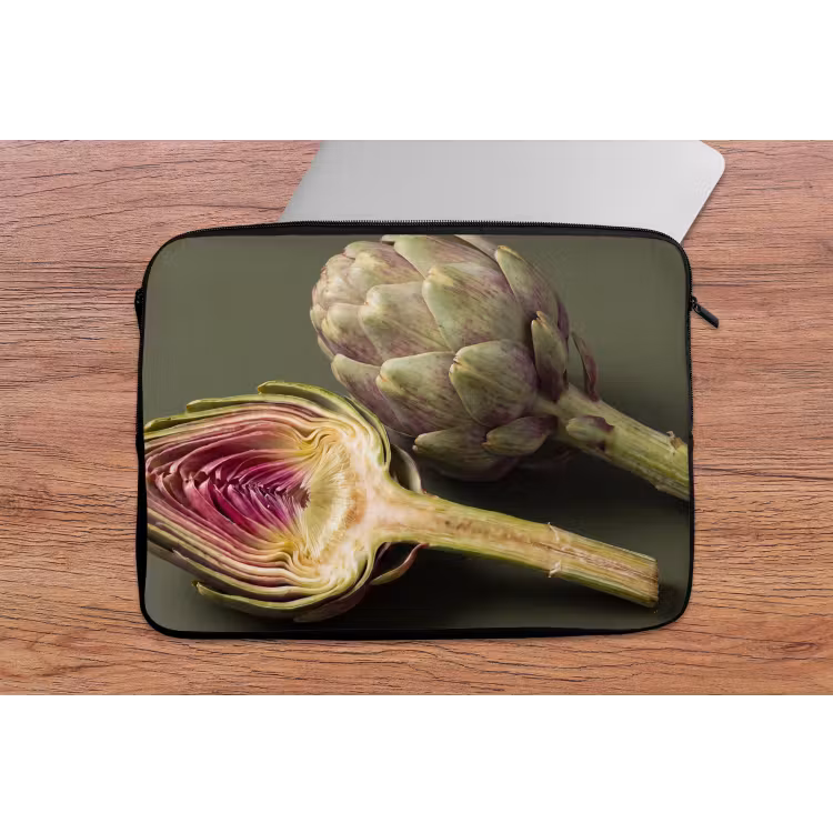 Laptop Sleeve - Artichoke - Purple - Food - Artisjok - Paars - Voedsel laptophoes neopreen klein