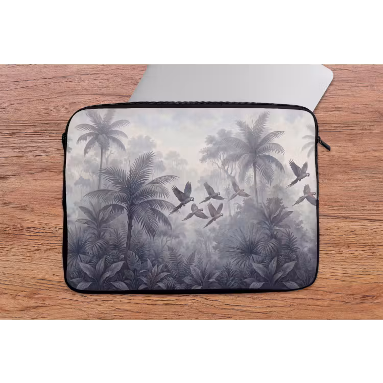 Vogel - Vliegend - Jungle - Vintage - Dieren laptophoes neopreen klein -tafel