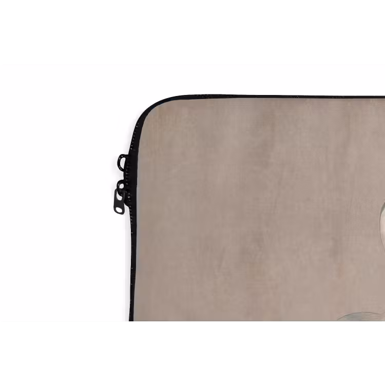 Vogel - Water - Natuur - Vintage laptophoes neopreen klein -detail