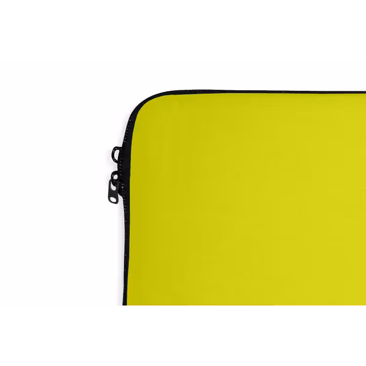 Bright - Canary - Geel laptophoes neopreen klein 279 -detail