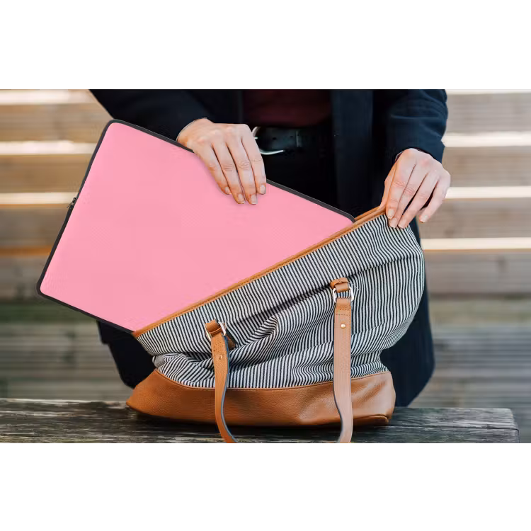 Bubblegum - Pink - Roze laptophoes neopreen klein 279 -tas