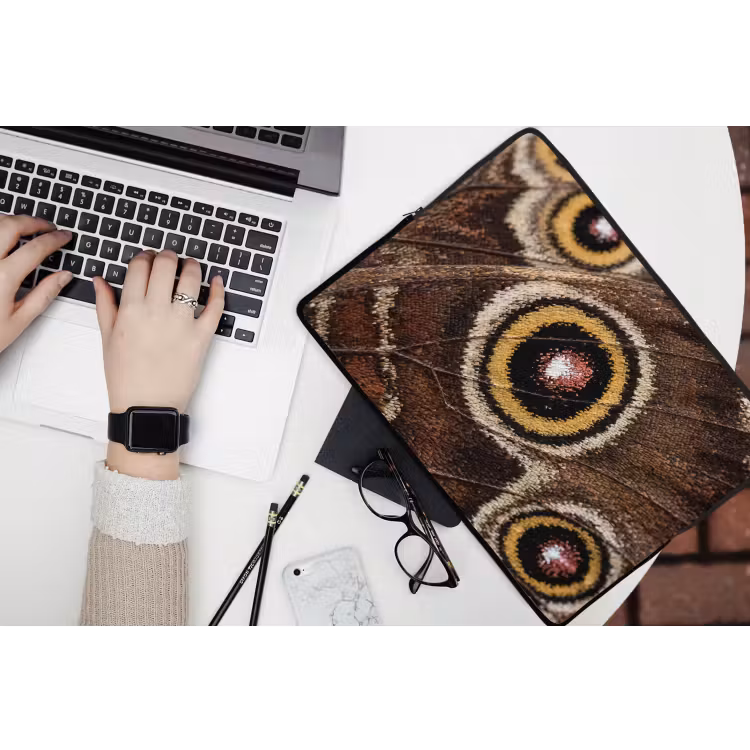 Vlinder - Vleugel - Abstract laptophoes neopreen klein -bureau
