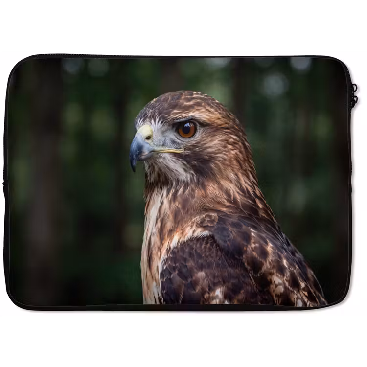 Buizerd - Roofvogel - Natuur - Bruin laptophoes neopreen klein -zkaufland3dotto