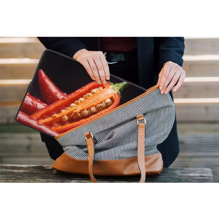 Laptop Sleeve - Chili Pepper - Red - Food - Chilipeper - Rood - Eten laptophoes neopreen klein