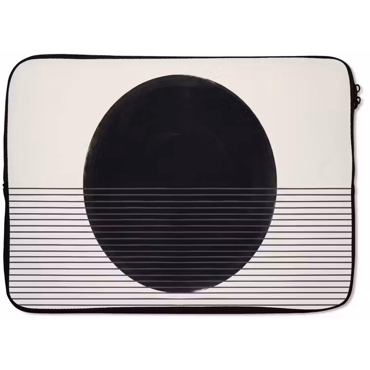 Laptop Sleeve - Circle - Lines - Abstract - Cirkel - Lijnen - Abstract laptophoes neopreen klein