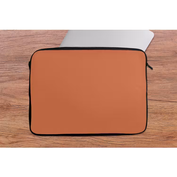 Classic - Terracotta - Oranje laptophoes neopreen klein 279 -tafel