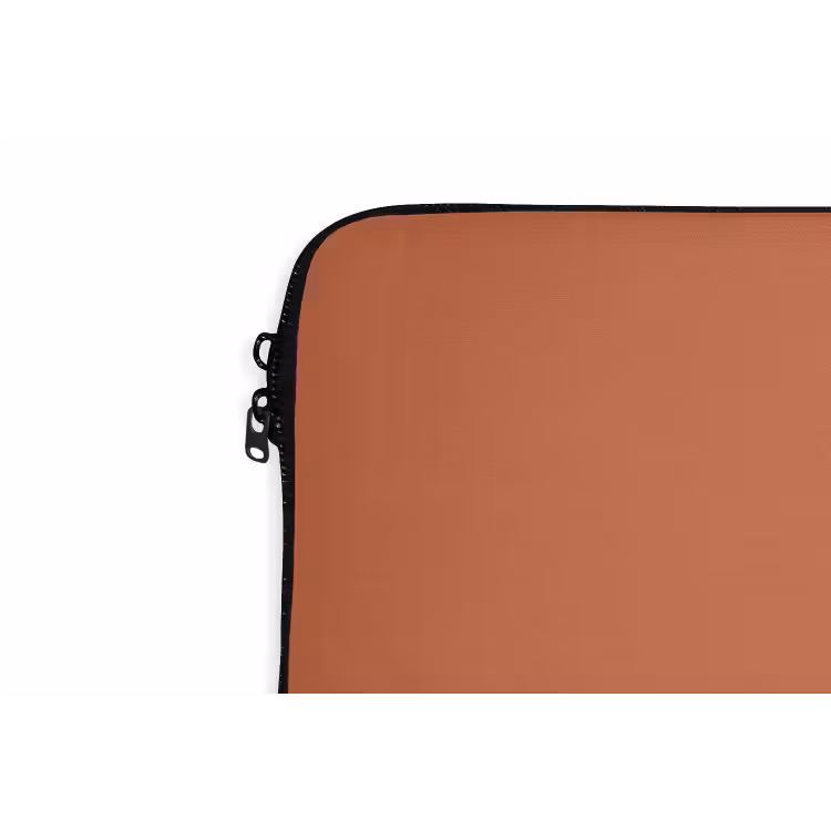 Classic - Terracotta - Oranje laptophoes neopreen klein 279 -detail
