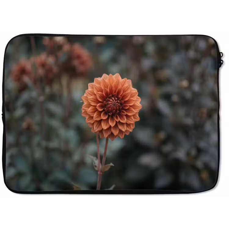 Dahlia - Bloem - Natuur - Sfeervol laptophoes neopreen klein -zkaufland3dotto