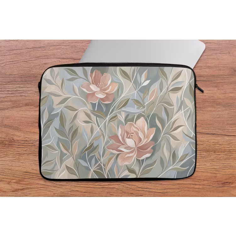 Elegant - Romantiek - Roze laptophoes neopreen klein -tafel