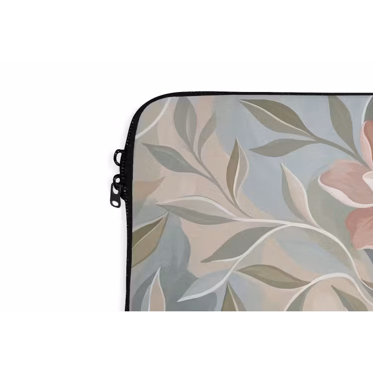 Elegant - Romantiek - Roze laptophoes neopreen klein -detail