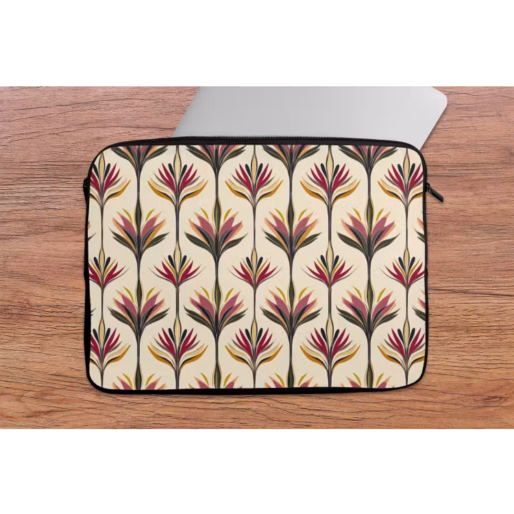 Waaier - Motief - Kleurrijk laptophoes neopreen klein 279 -tafel