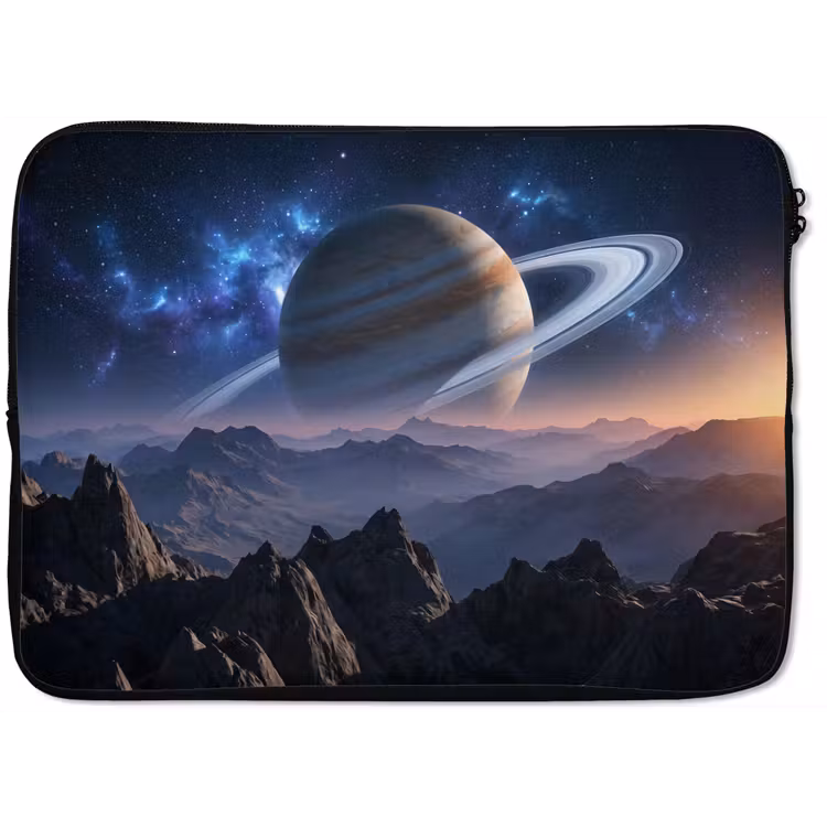 Fantasy - Kosmos - Landschap laptophoes neopreen klein -zkaufland3dotto