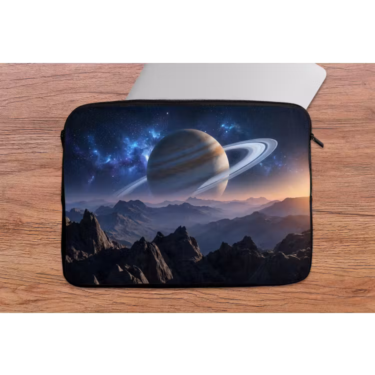 Fantasy - Kosmos - Landschap laptophoes neopreen klein -tafel