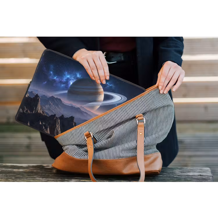 Fantasy - Kosmos - Landschap laptophoes neopreen klein -tas