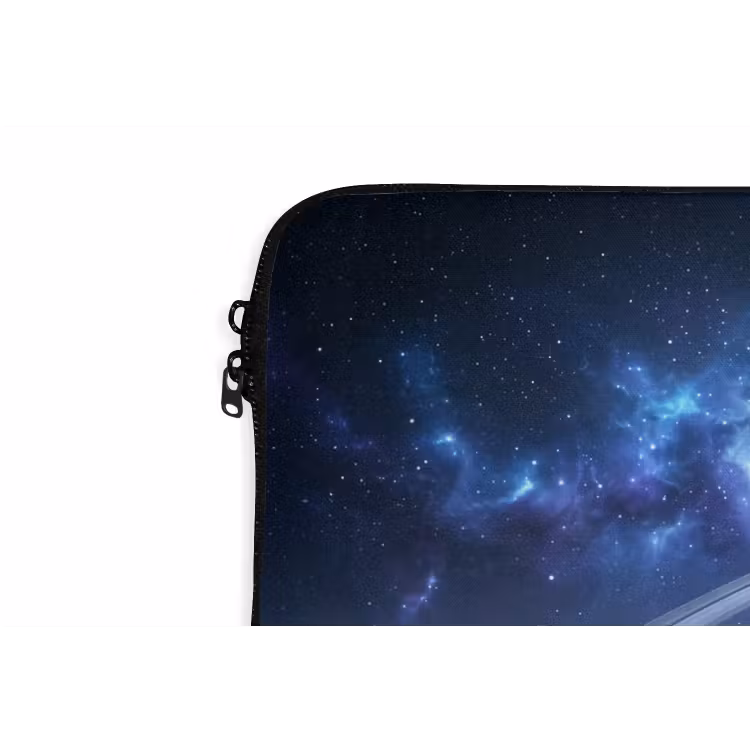Fantasy - Kosmos - Landschap laptophoes neopreen klein -detail