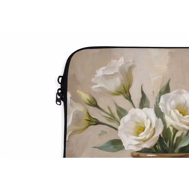 Laptop Sleeve - Flowers - Fruit - Still Life - Bloemen - Fruit - Stilleven laptophoes neopreen klein