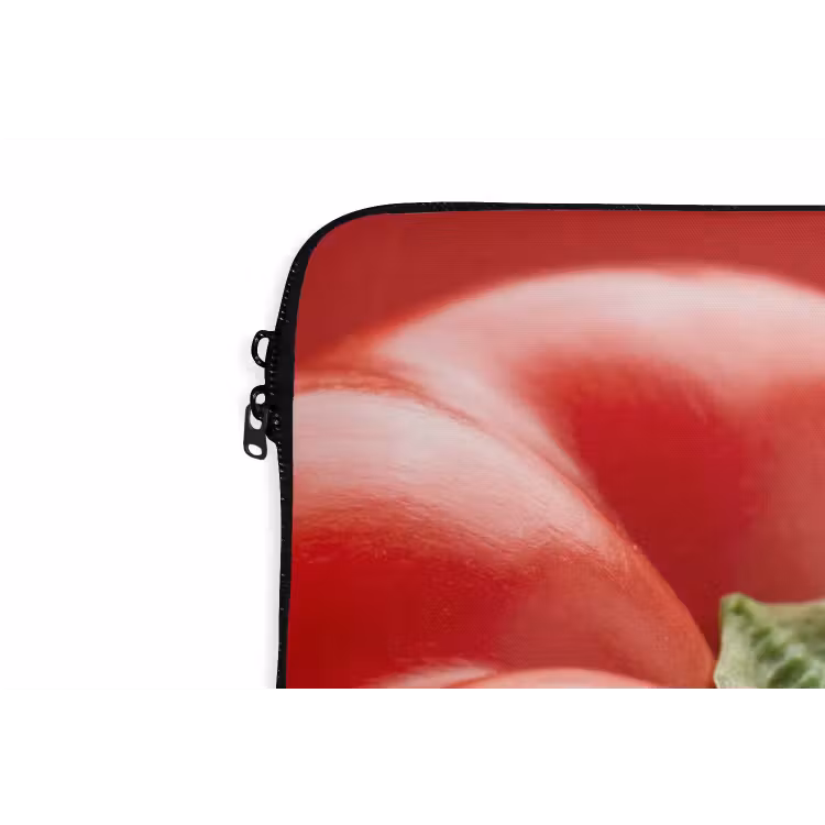 Laptop Sleeve - Food - Bell Pepper - Red - Eten - Paprika - Rood laptophoes neopreen klein