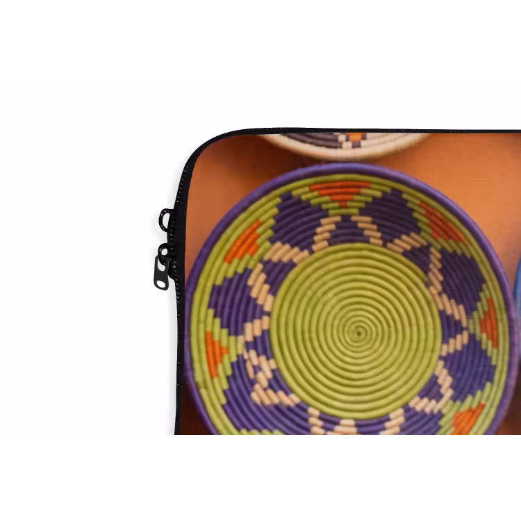 Laptop Sleeve - Food - Colorful - Culture - Eten - Kleurrijk - Cultuur laptophoes neopreen klein