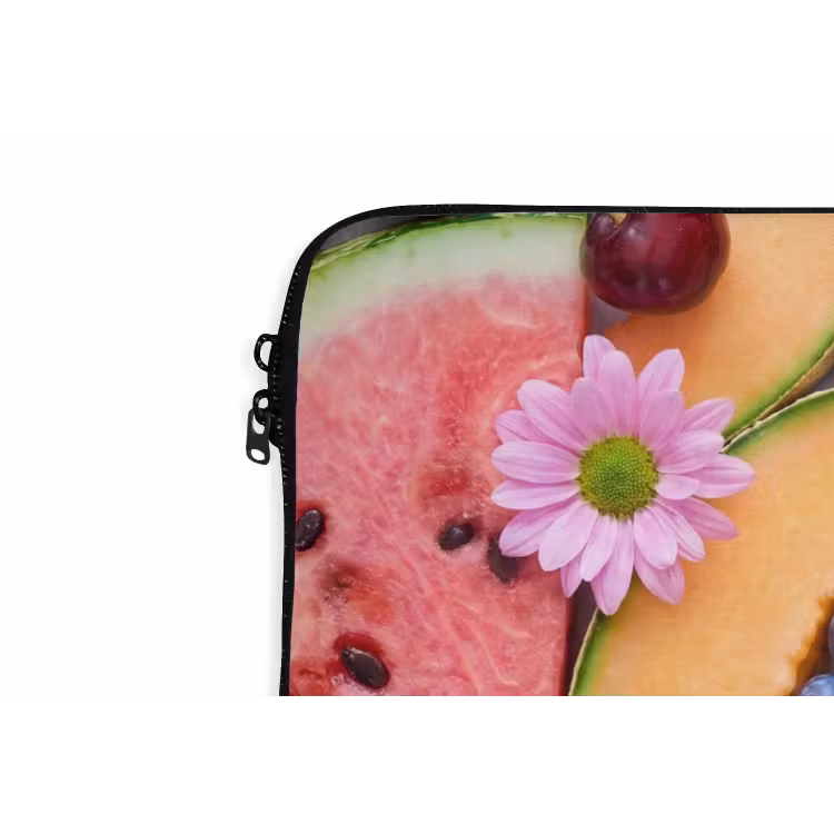 Eten - Fruit - Zomer - Kleurrijk laptophoes neopreen klein -detail