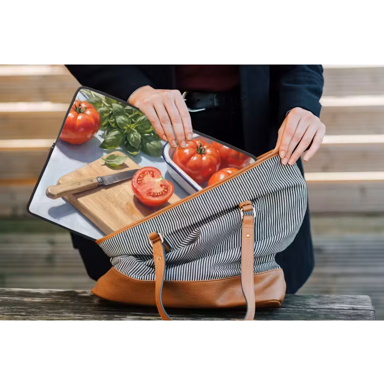 Eten - Keuken - Ingrediënten - Stillleven - Rood laptophoes neopreen klein -tas