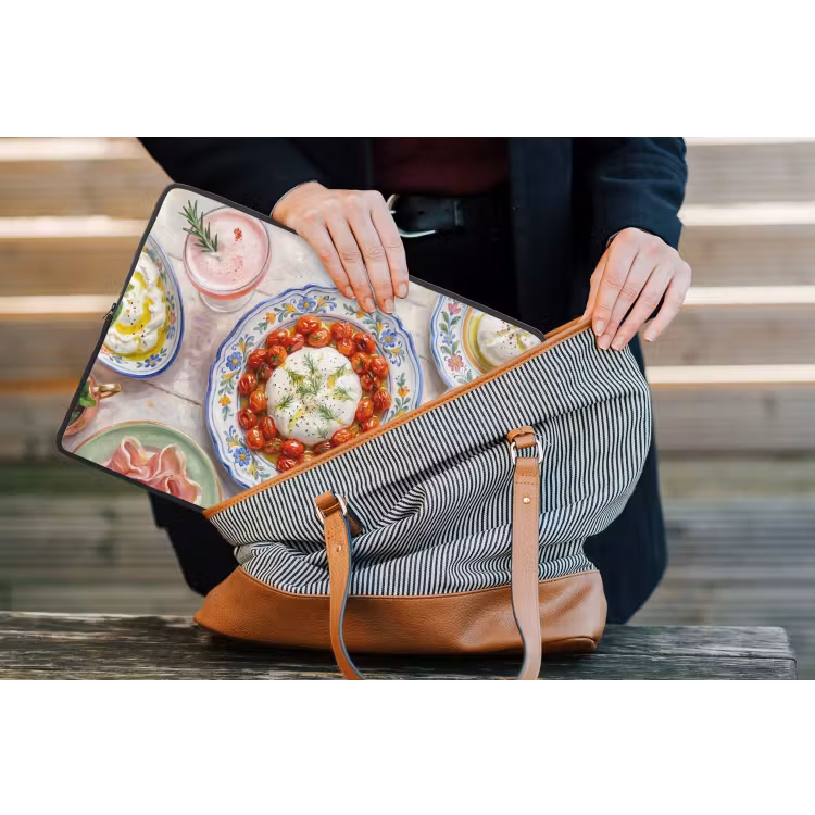 Eten - Tafel - Divers - Modern laptophoes neopreen klein -tas