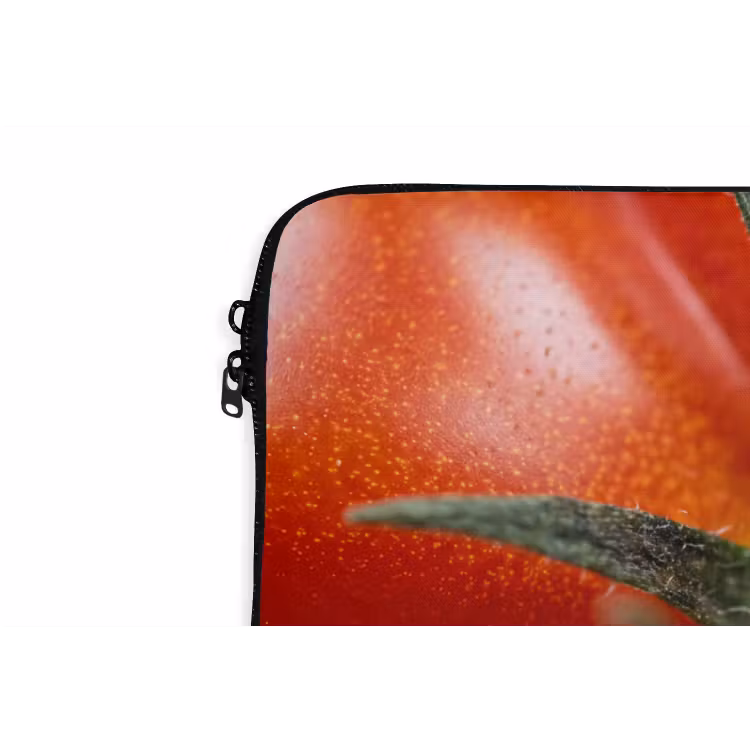 Laptop Sleeve - Food - Tomato - Red - Eten - Tomaat - Rood laptophoes neopreen klein