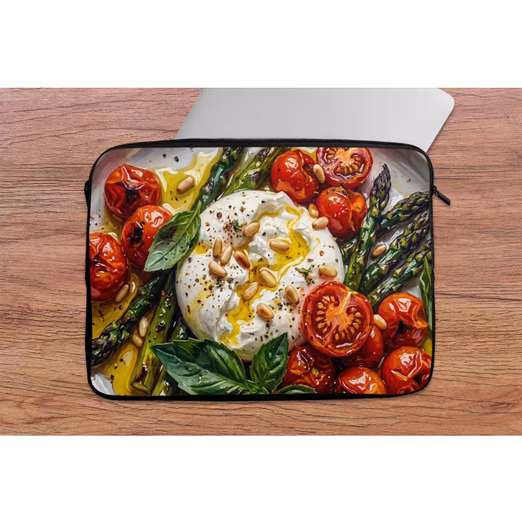 Eten - Groenten - Kaas - Modern - Vers laptophoes neopreen klein -tafel