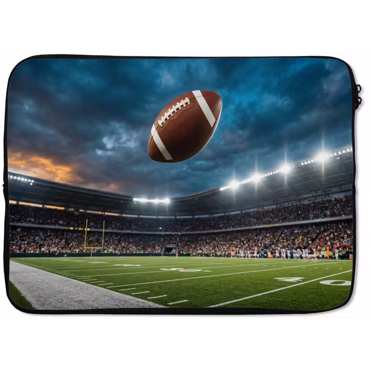 Football - Bal - Stadion - Sport laptophoes neopreen klein -zkaufland3dotto
