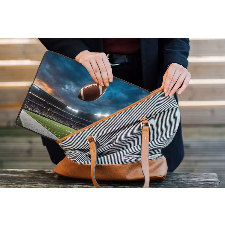 Football - Bal - Stadion - Sport laptophoes neopreen klein -tas