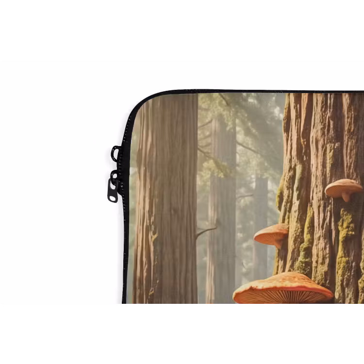 Laptop Sleeve - Forest - Trees - Nature - Bos - Bomen - Natuur laptophoes neopreen klein