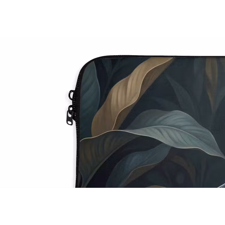 Reiger - Water - Natuur - Modern - Wit laptophoes neopreen klein -detail