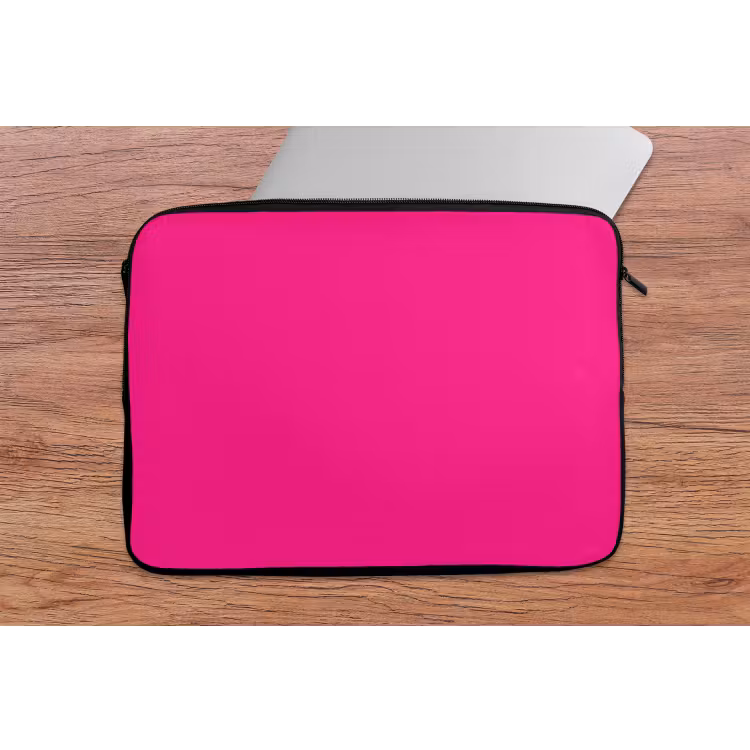 Hot - Fuchsia - Roze laptophoes neopreen klein 279 -tafel