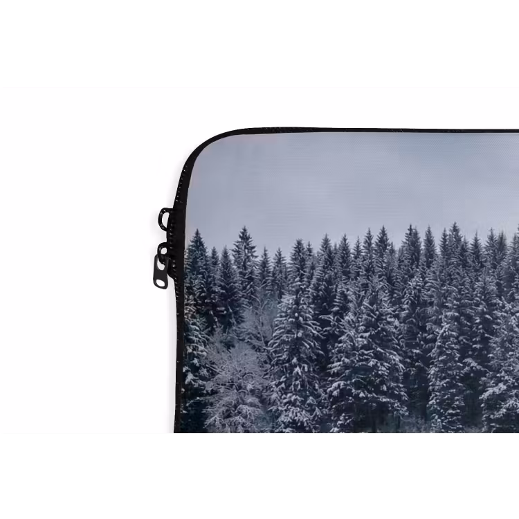Steiger - Meer - Sneeuw - Bergen - Rustgevend laptophoes neopreen klein -detail