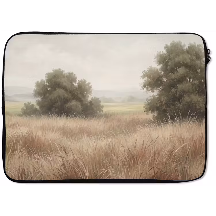 Landschap - Minimalistisch - Beige laptophoes neopreen klein -zkaufland3dotto